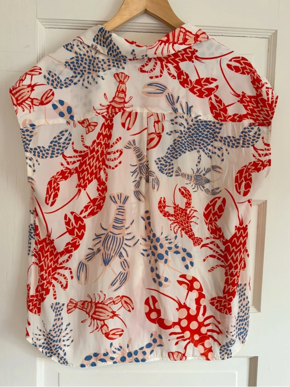 Maison d’Amélie Lobster Sleeveless Top. NWT Medium. Festive Party Fun Preppy - Picture 8 of 15